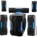 Rockville HTS56 1000w 5.1 Channel Home Theater System/Bluetooth/USB+8" Subwoofer
